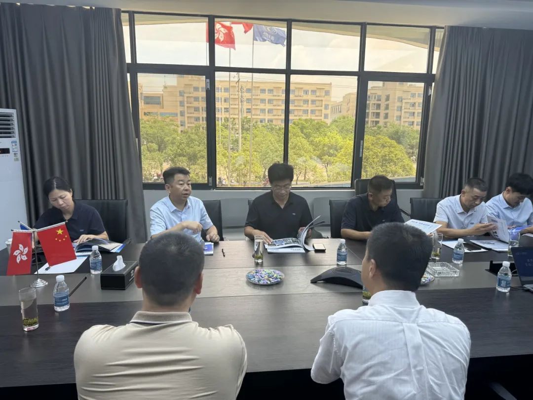 歡迎懷化沅辰水務范總一行蒞臨我司參觀指導！